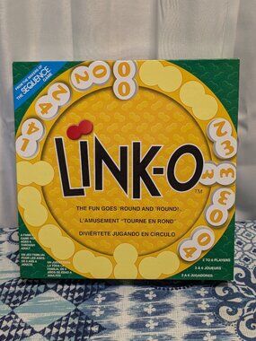 Link-O Board Game COMPLETE Jax 2007 Numbers Tiles Family Sequence Linko EUC